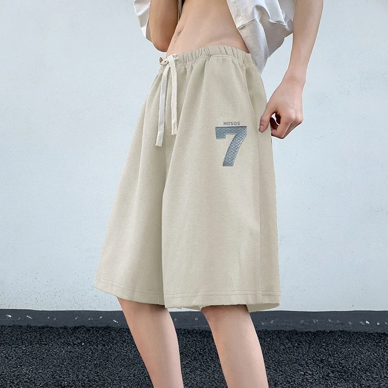 Men's Embroidered Retro Shorts