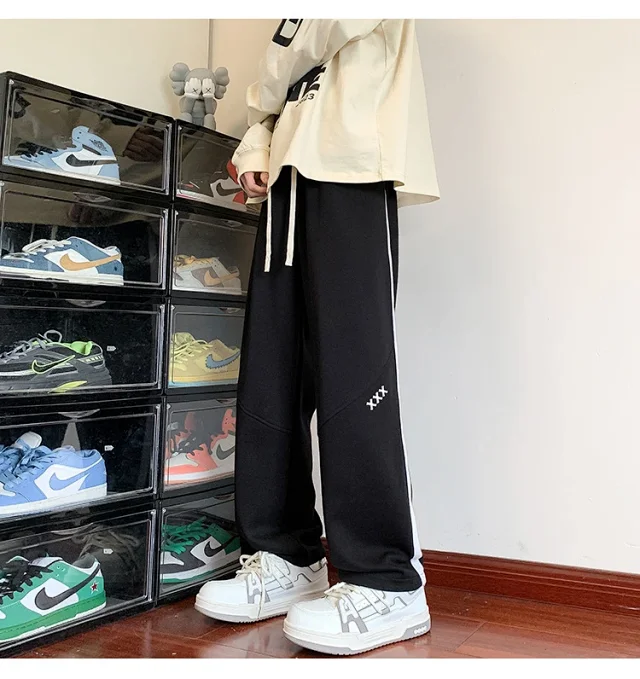 Oversize Striped Pants for Men Detail
