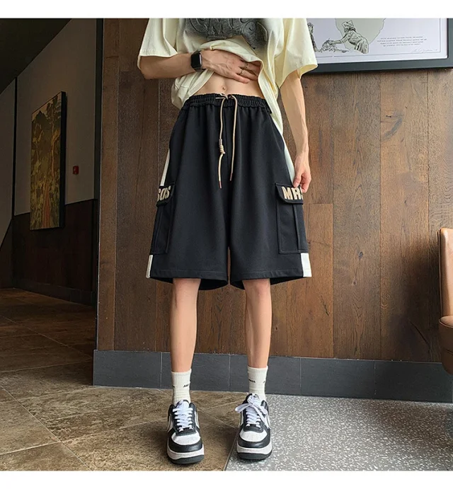 Men's Summer Retro Streetwear Shorts Detail