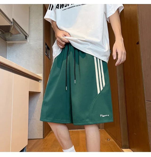 2025 Summer Men's Oversize 5 - Inch Sport Shorts Detail