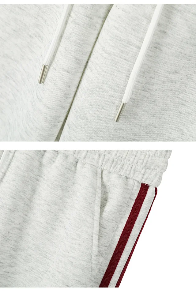 2025 Spring New Men's Wide-Leg Sweatpants Detail