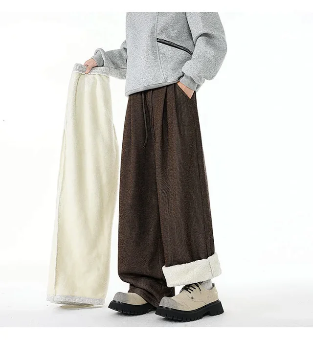 M - 6XL Men's Cleanfit Fluffy Joggers Detail