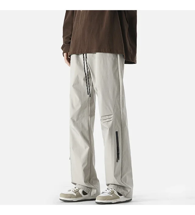 Men's Spring Euro - American Vibe Flared Cargo Pants Detail