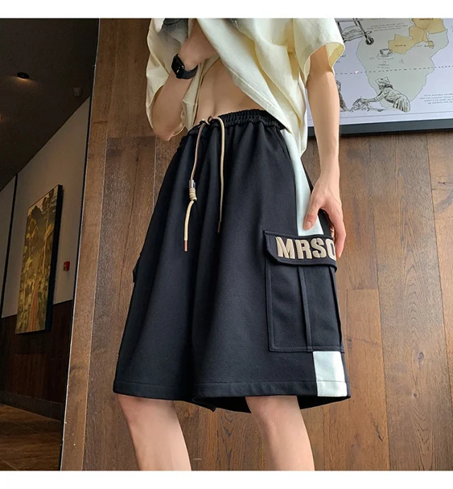 Men's Summer Retro Streetwear Shorts Detail