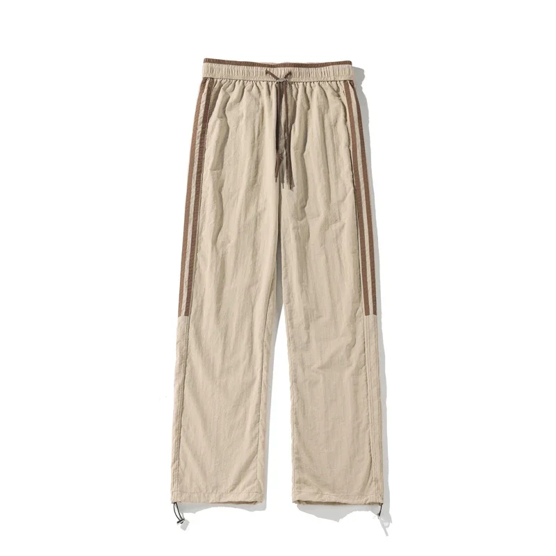 Men's Summer Ice Silk Loose Wide-Leg Pants