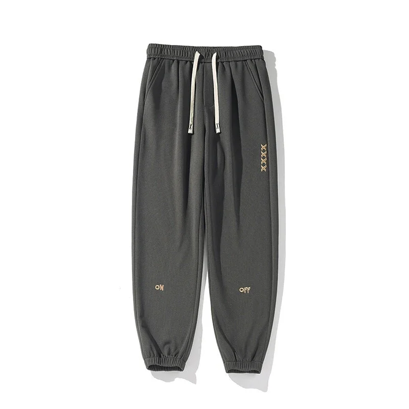 Men's Pineapple Plaid Winter Fleece Joggers