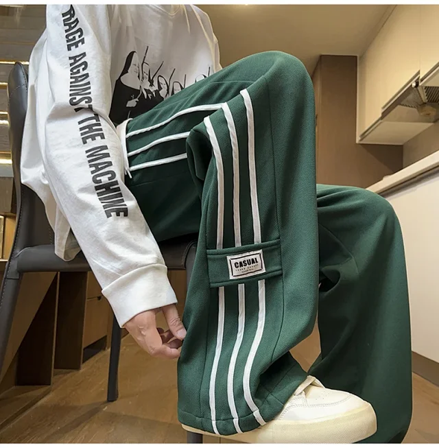 Striped Men's Sweatpants Detail