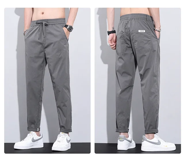 2025 Spring-Summer Men's Tapered Cropped Pants Detail