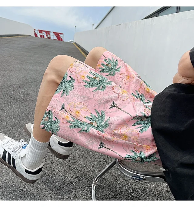 Men's Summer Quick-Dry Beach Shorts Detail