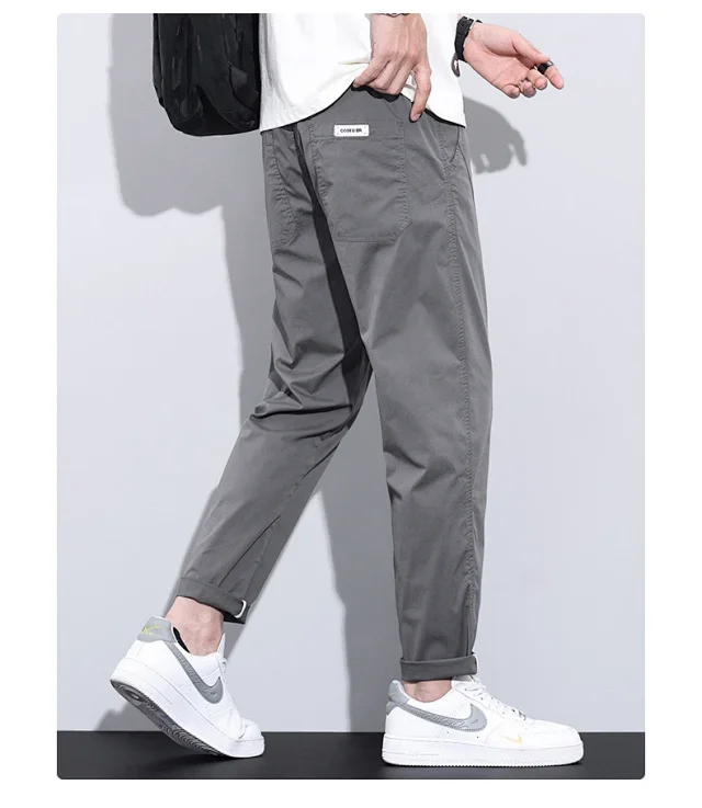 2025 Spring-Summer Men's Tapered Cropped Pants Detail