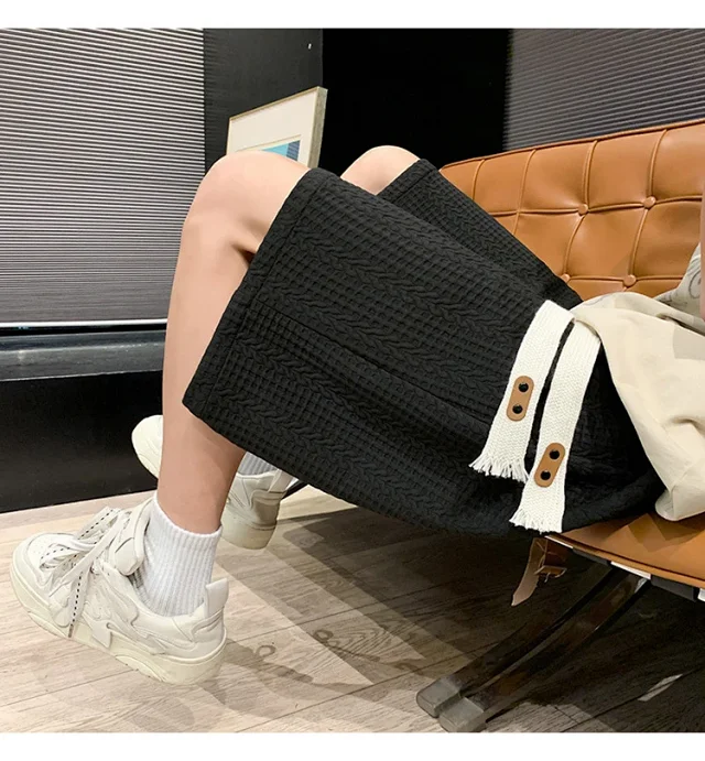 Men's Summer Jacquard College Shorts Detail