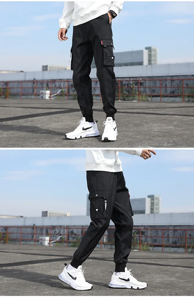 2025 Spring Men's Hong Kong-style Casual Pants Detail