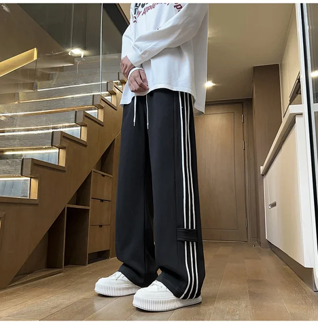 Striped Men's Sweatpants Detail