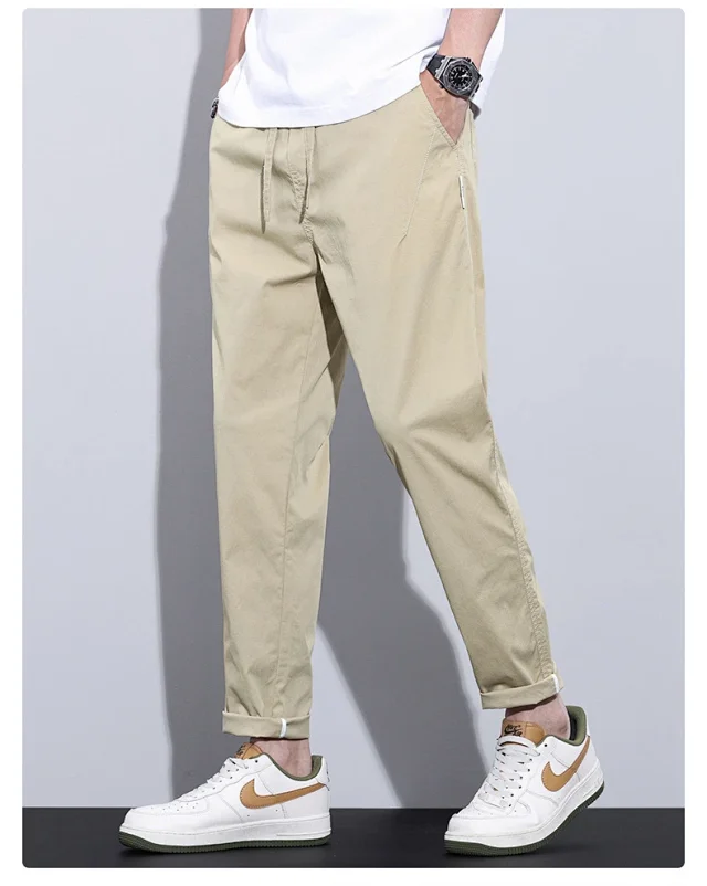 2025 Spring-Summer Men's Tapered Cropped Pants Detail