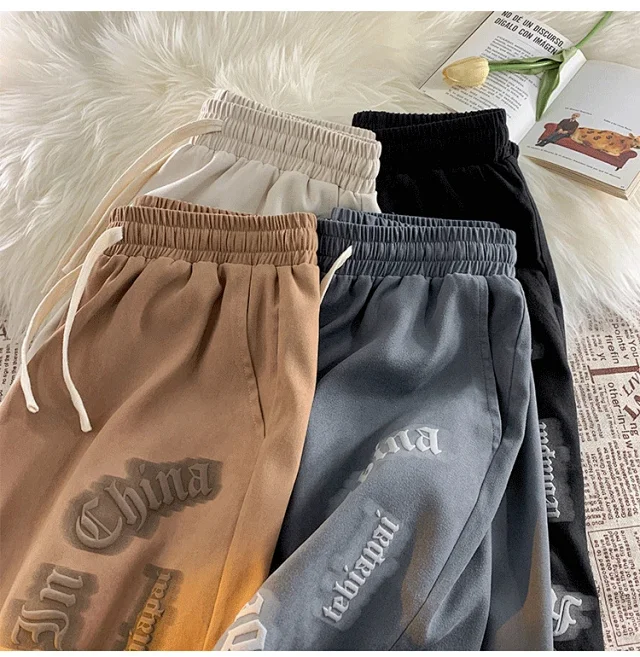 Men's Summer Loose Ice Silk Casual Shorts Detail