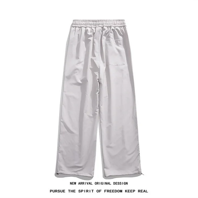 Men's Summer Ice Silk Wide - leg Pants Detail