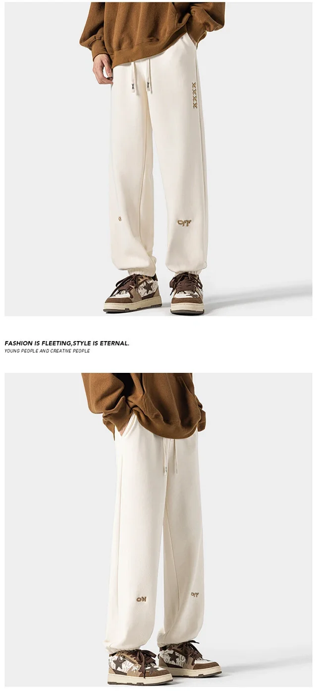 Men's Pineapple Plaid Winter Fleece Joggers Detail