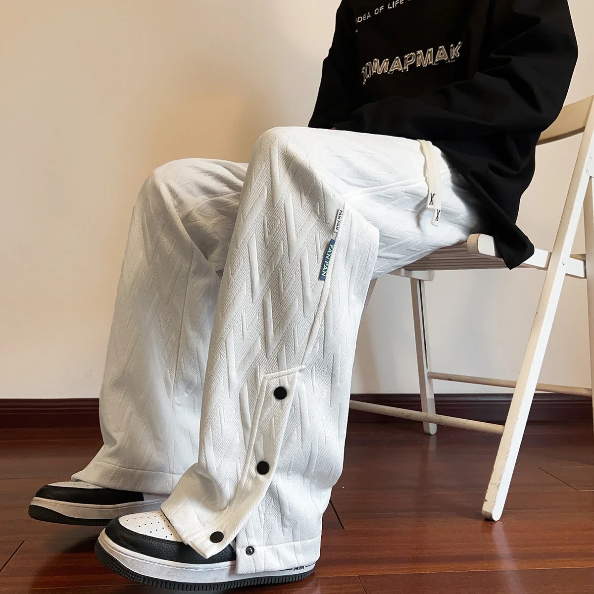 Oversized White Pants (Men)