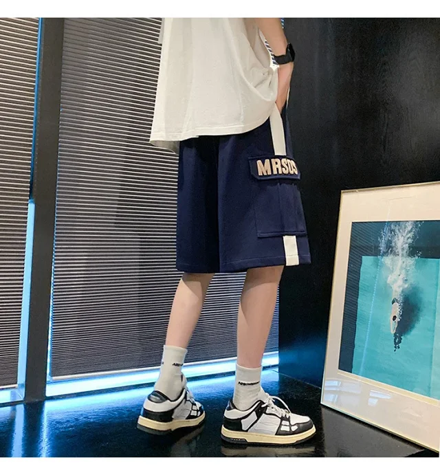 Men's Summer Retro Streetwear Shorts Detail