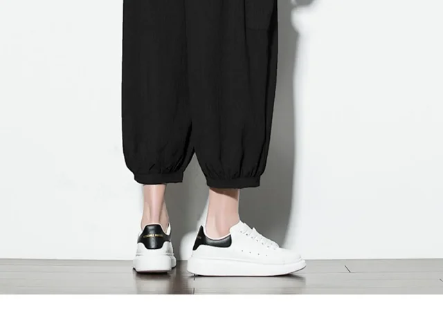 Men's 2025 Summer Ice Silk Capris Detail
