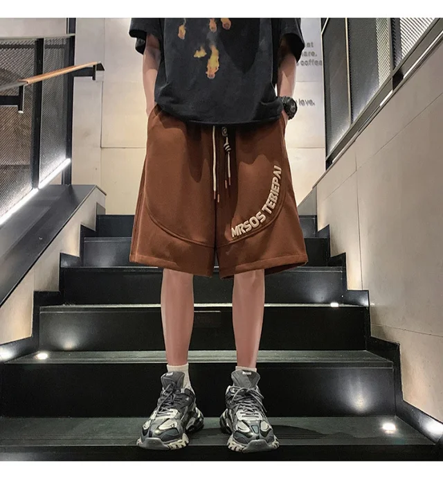 Men's Vintage Foam Print Shorts Detail