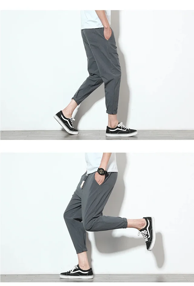K352018 Cotton & Linen 9/10 Pants Detail