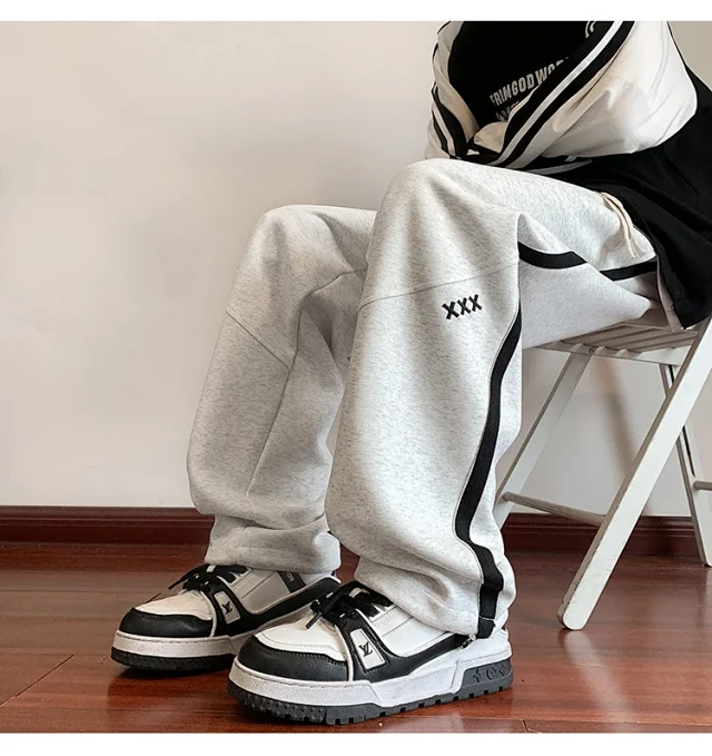 Oversize Striped Pants for Men Detail