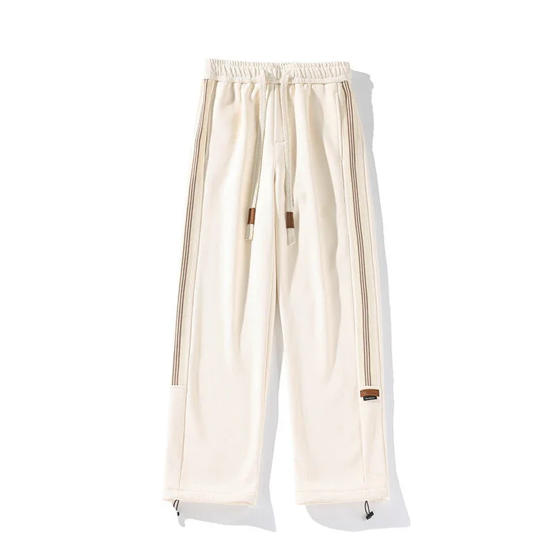 Men's Fleece Wide-leg Pants 2025 Winter
