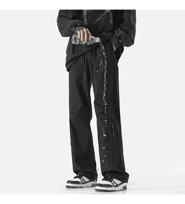 Men's Spring Euro - American Vibe Flared Cargo Pants Detail