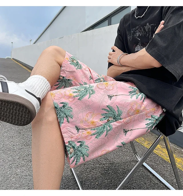 Men's Summer Quick-Dry Beach Shorts Detail