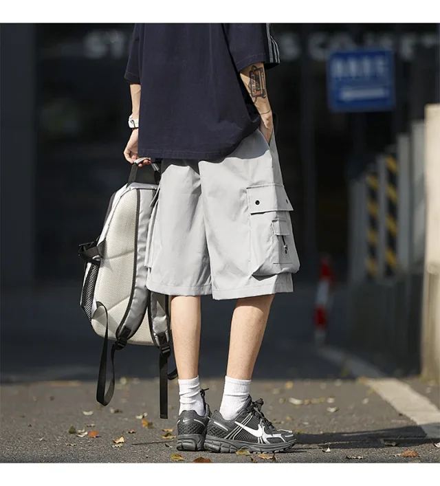 Men's Retro Big Pocket Shorts Detail