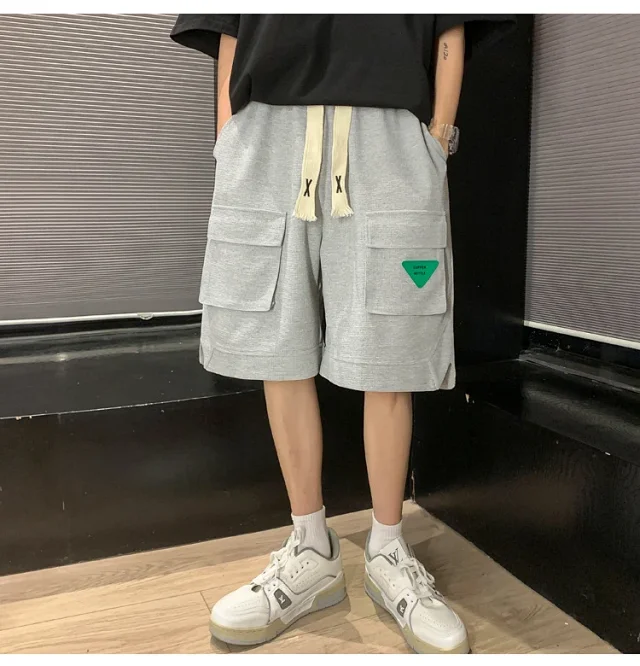 Oversize Men's Summer Athletic Shorts Detail