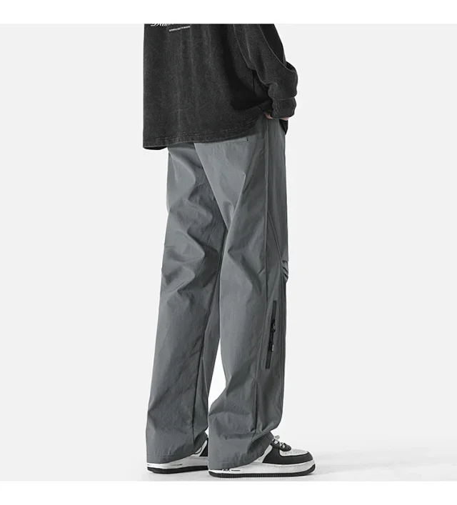 Men's Spring Euro - American Vibe Flared Cargo Pants Detail
