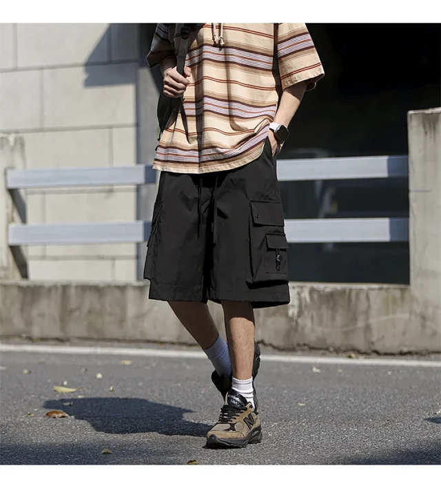 Men's Retro Big Pocket Shorts Detail