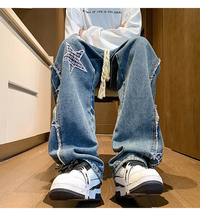 Men's Spring Hiphop Jeans Detail