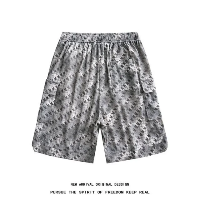 Full - Print Utility Shorts for Men Detail