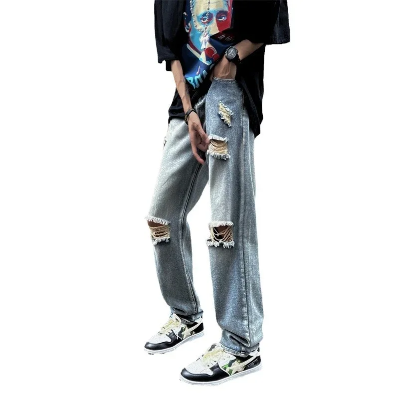 2025 Fall New Men's American Washed Jeans