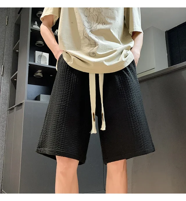 Men's Summer Jacquard College Shorts Detail