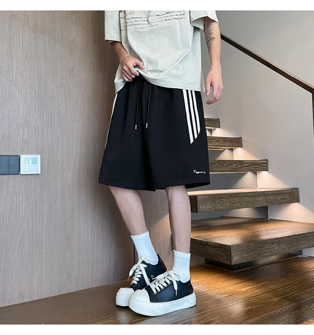 2025 Summer Men's Oversize 5 - Inch Sport Shorts Detail
