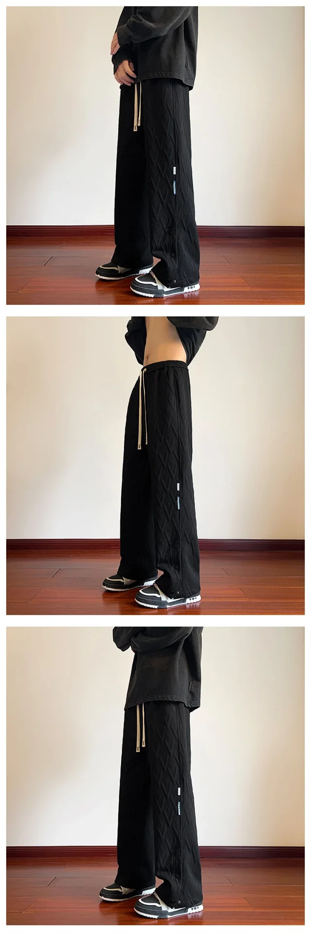 Oversized White Pants (Men) Detail