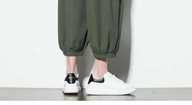 Men's 2025 Summer Ice Silk Capris Detail