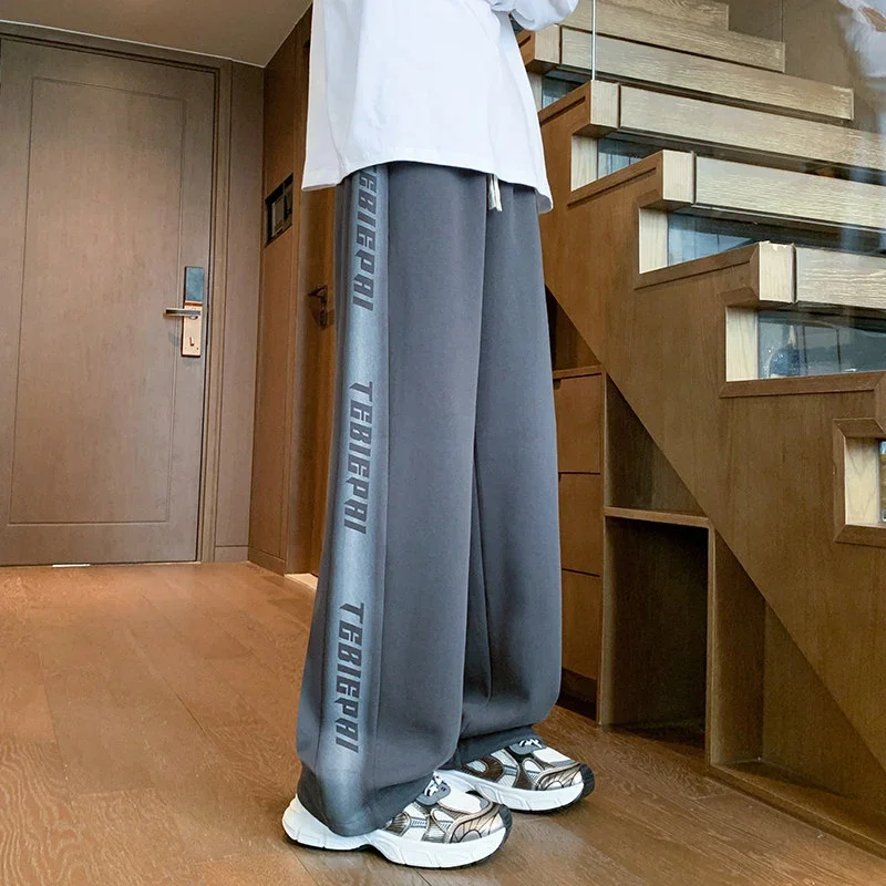 Men's 2025 Spring/Fall Oversize Wide-Leg Pants