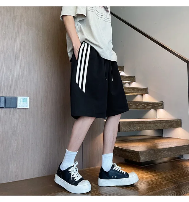 2025 Summer Men's Oversize 5 - Inch Sport Shorts Detail