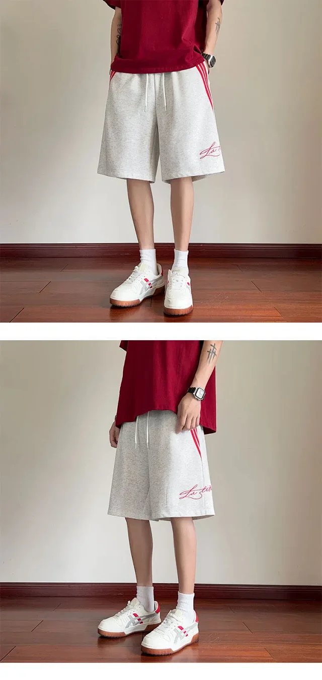 2025 Men's American Embroidered Shorts Detail