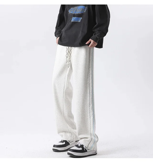 Japanese Oversize Men's Summer Pants Detail