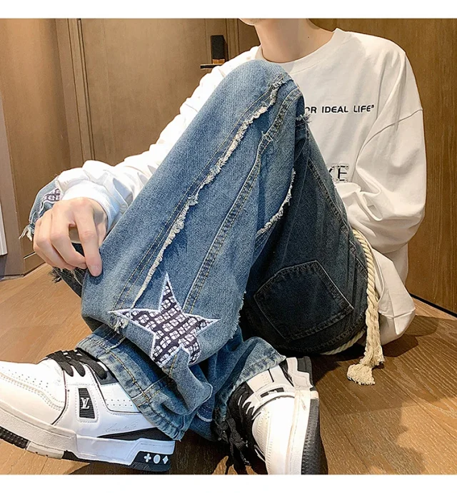 Men's Spring Hiphop Jeans Detail