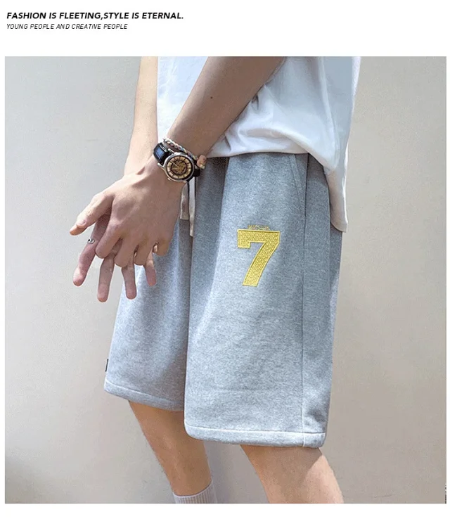 Men's Embroidered American Shorts (Summer Thin Style) Detail