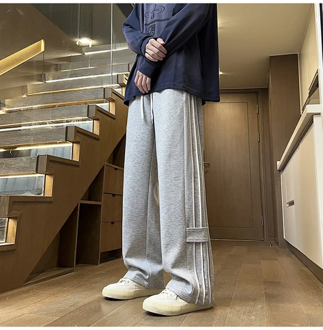 Striped Men's Sweatpants Detail
