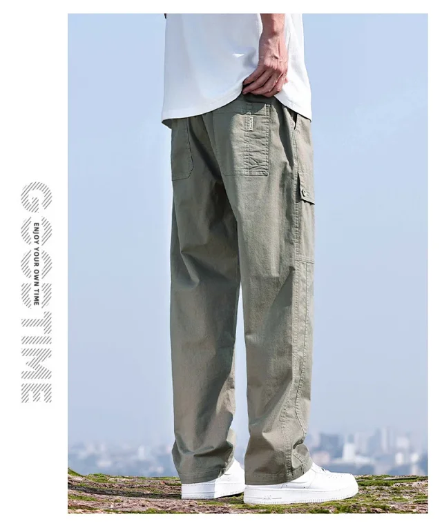 Men's 2025 Spring/Summer American Trendy Work Pants Detail