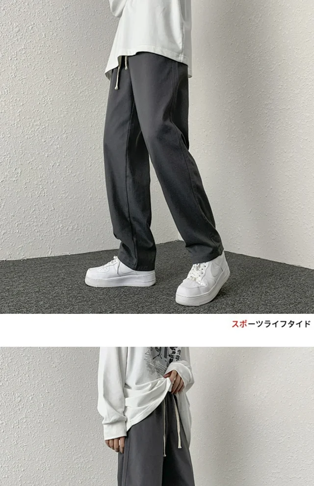 Men's Spring/Fall Cotton Straight Retro Cargo Pants Detail
